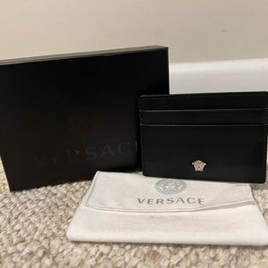 BRAND NEW Versace Leather Card Case